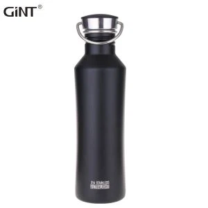 Okolju prijazna steklenica za pitno vodo z dvojno steno, premazana s prahom